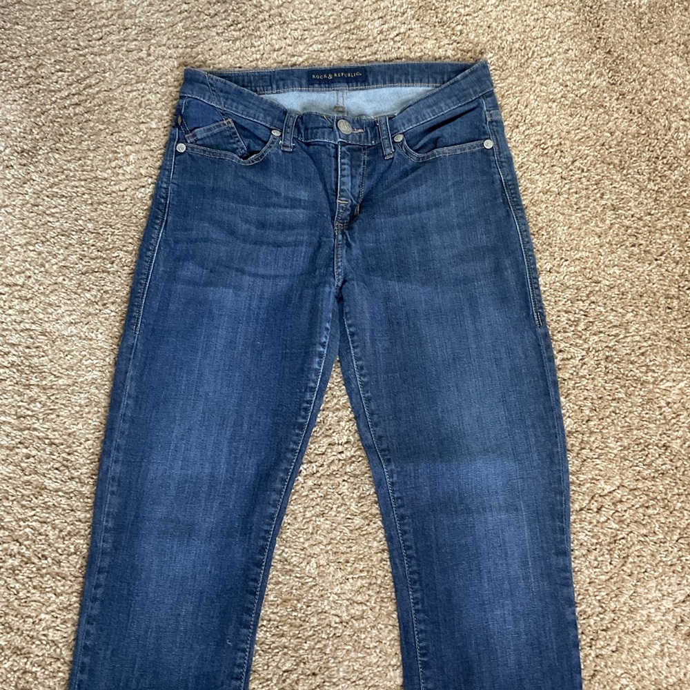 Rock & Republic women's denim jeans in the Berlin style, Skinny size 10 - Picture 3 of 7
